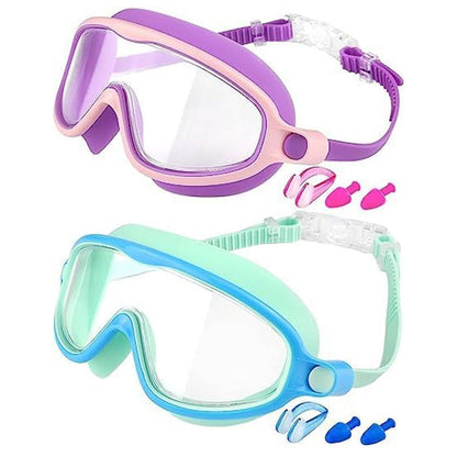 🔥LIMITED SALE 50% OFF!!🏆#1 Bestselling🏊‍♀️HD children's large frame waterproof and anti-fog swimming goggles