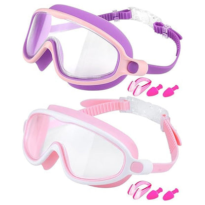 🔥LIMITED SALE 50% OFF!!🏆#1 Bestselling🏊‍♀️HD children's large frame waterproof and anti-fog swimming goggles
