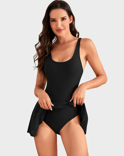 👙Last Day Sale 50% OFF💃Women's One Piece Tummy Control Tie Knot Swimsuit