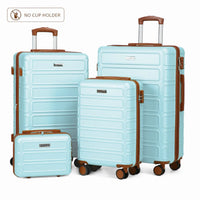 4PCS Mint Blue