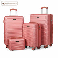 4PCS Rose Gold