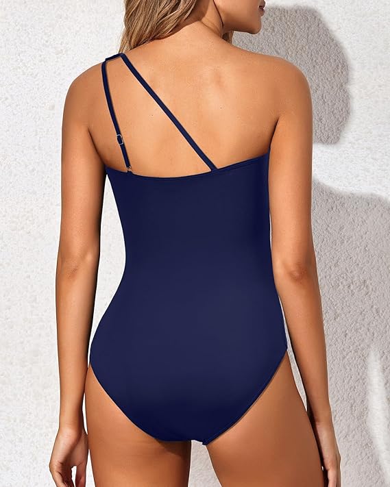 💖LAST DAY SPECIAL PRICE: ￡13.99!!💖One Shoulder One Piece Swimsuit for Women👙