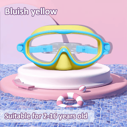 🔥LIMITED SALE 50% OFF!!🏆#1 Bestselling🏊‍♀️HD children's large frame waterproof and anti-fog swimming goggles