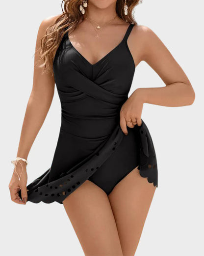 👙2026 NEW TYPE 50% OFF✨Women's Tummy Control Skirted Swimsuit