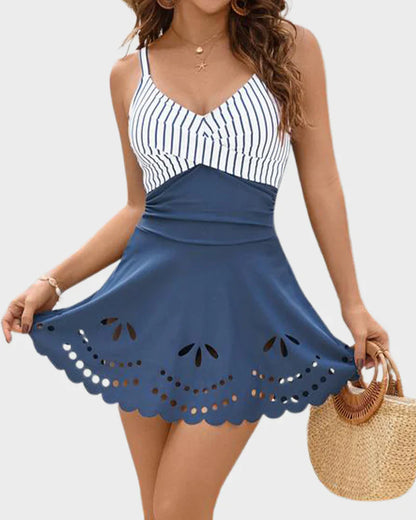 👙2026 NEW TYPE 50% OFF✨Women's Tummy Control Skirted Swimsuit