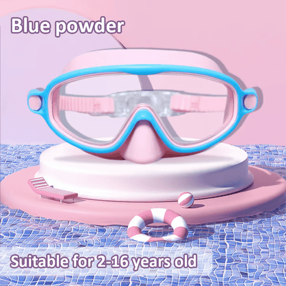 🔥LIMITED SALE 50% OFF!!🏆#1 Bestselling🏊‍♀️HD children's large frame waterproof and anti-fog swimming goggles