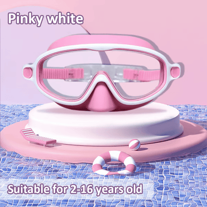 🔥LIMITED SALE 50% OFF!!🏆#1 Bestselling🏊‍♀️HD children's large frame waterproof and anti-fog swimming goggles