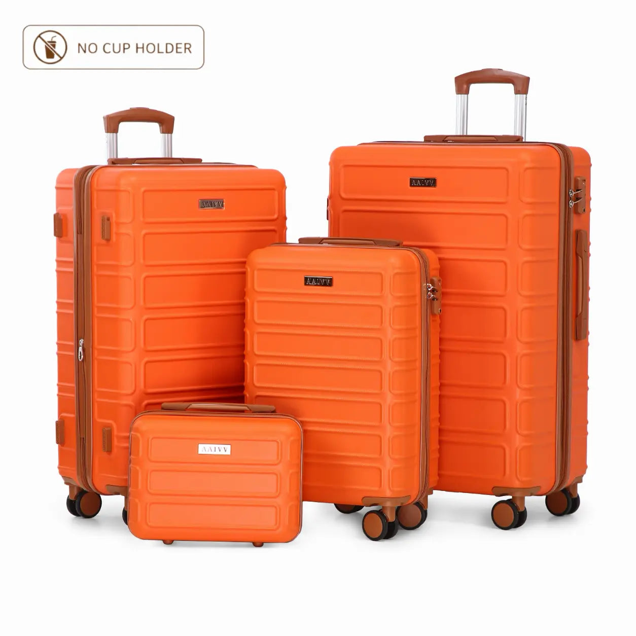 4 Piece Hardshell Luggage Set – Expandable Suitcases with TSA Lock & 360° Spinner Wheels (13/20/26/28 Inch)