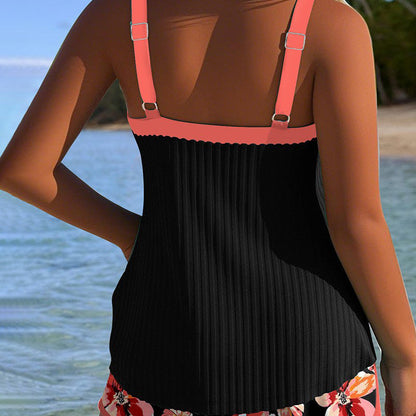 ⏳Time-limited Special Sale 50% Off⏰Printed Swimsuit Top & Shorts Set🩱