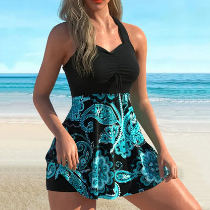 💃LAST DAY SAEL 60% OFF!!✨Strap Top & Fitted Swim Shorts Separable Swimsuit 