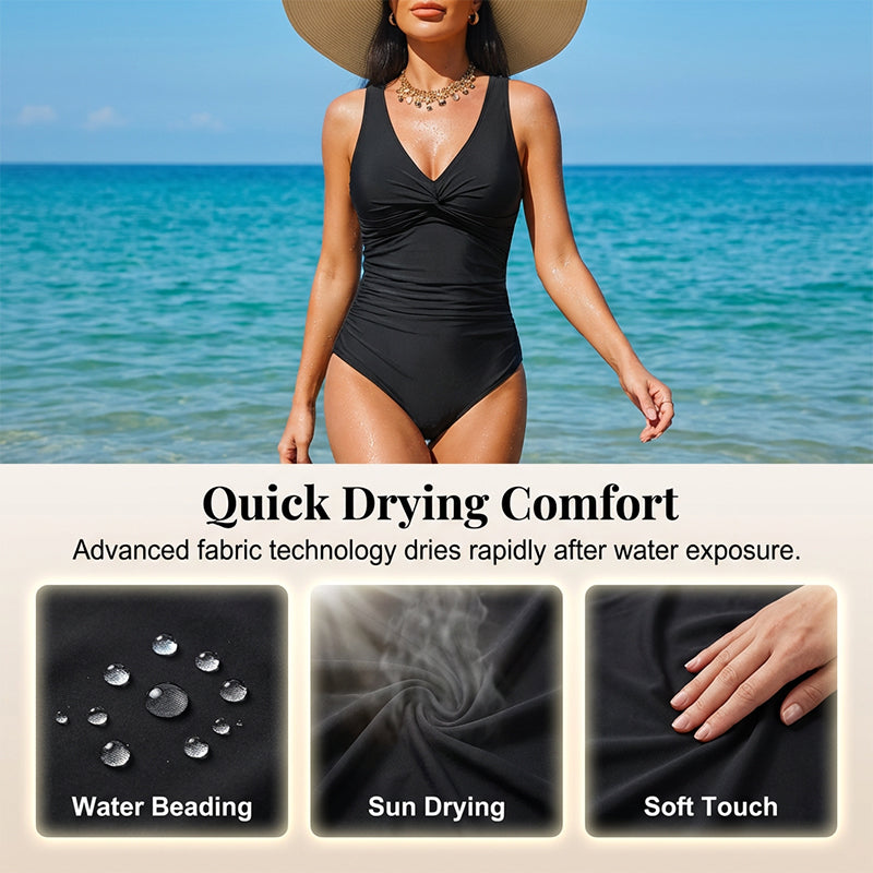 👙Last Day Promotion - Only £14.99!!👚Women's Tummy Control One-Piece Swimsuit🔥