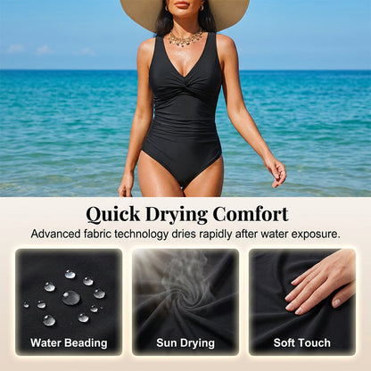 👙Last Day Promotion - Only £14.99!!👚Women's Tummy Control One-Piece Swimsuit🔥