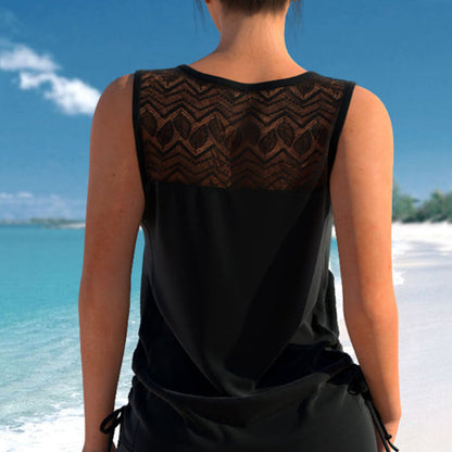 ⏰LAST DAY 60% OFF - Miraclesuit Women's Tummy Control Tankini Set with Built-In Bra – Flattering Boho Swimwear with Shorts🔥